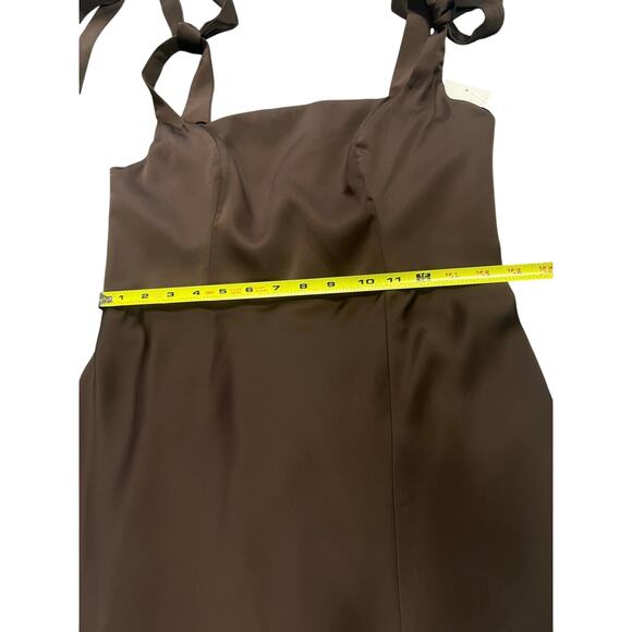 Birdy Grey Alex Matte Bridesmaid Dress – Espresso | Size M | NWT - Picture 8 of 10